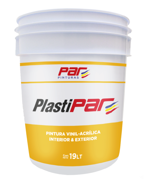 <b>02</b>PLASTIPAR <small>Rendimiento Teórico <br/><strong>10 a 12 m²/lt</strong></small>